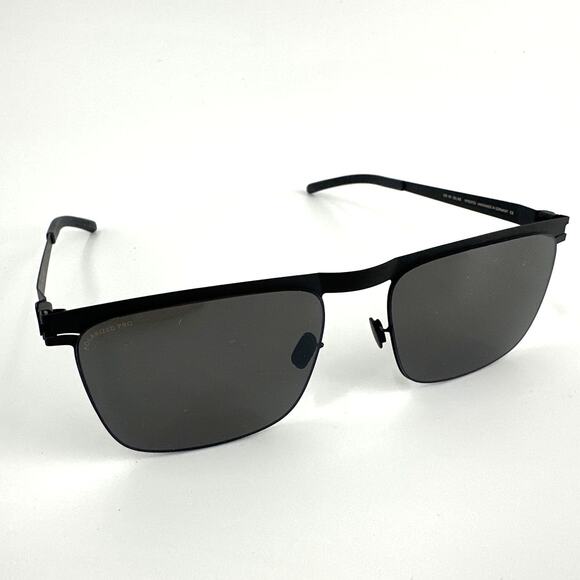 Mykita No1 Sun Will Matte Black Polarized Pro Hi-ConGrey Sunglasses - Picture 3 of 6